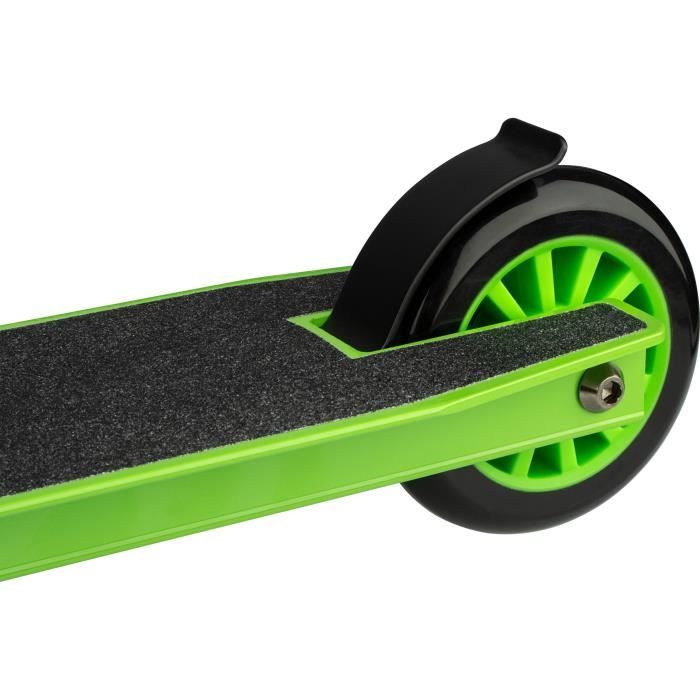 Trottinette freestyle - BLACK DRAGON - Blanc/Vert