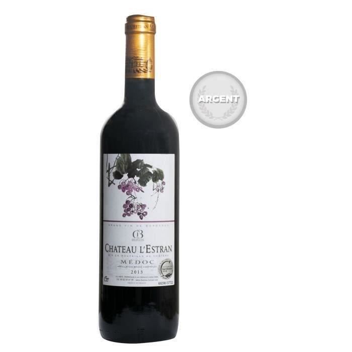 Vin Rouge Ch�teau L'Estran 2013 M�doc - Bordelais - 75 cl
