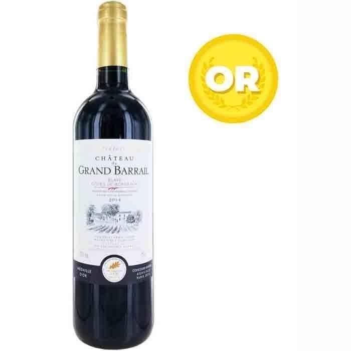 Ch�teau Grand Barrail 2014 Blaye - Vin rouge de Bordeaux