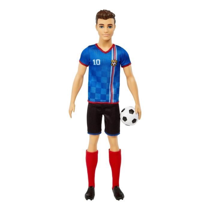 Barbie - Ken Footballeur - Poupée Mannequin - Des 3 ans