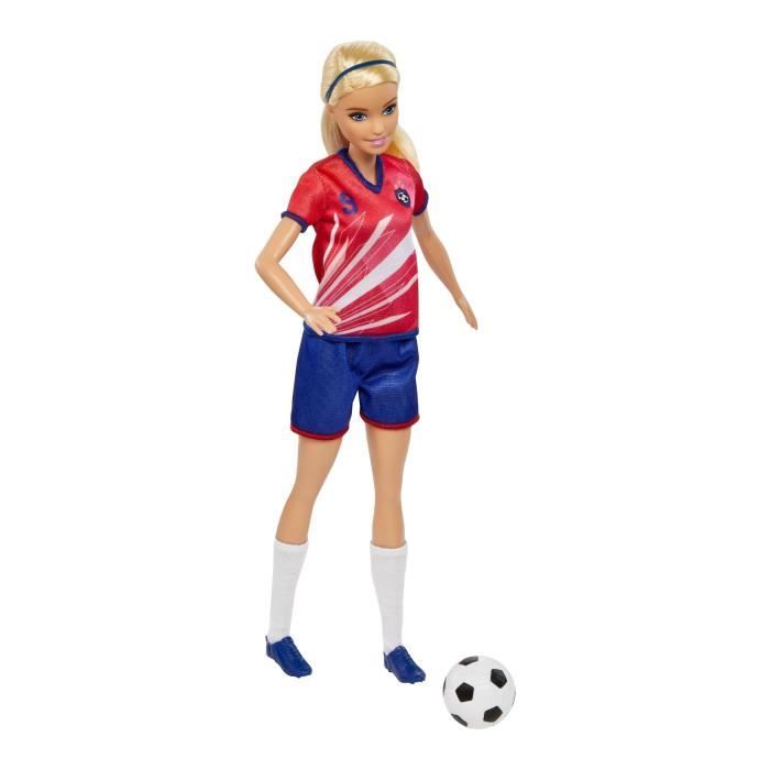 Barbie - Barbie Footballeuse - Poupée Mannequin - Des 3 ans