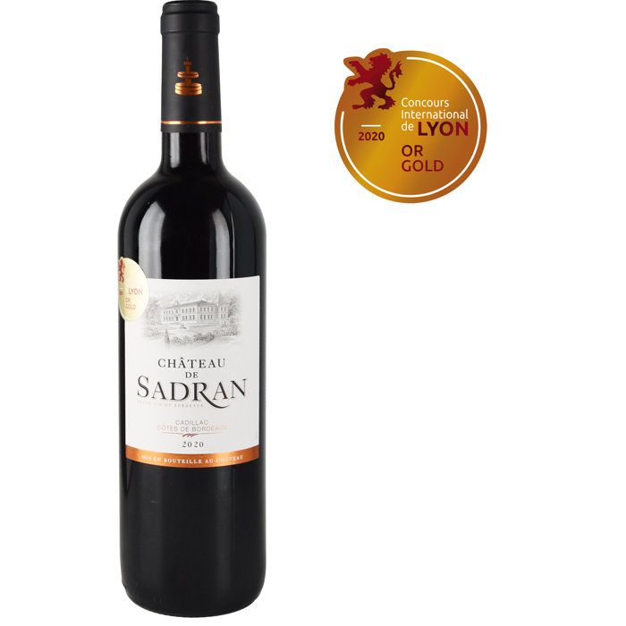 Ch�teau de Sadran 2016 Cadillac - Vin rouge de Bordeaux