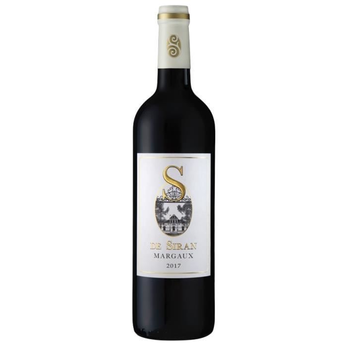 Château Siran S de Siran 2017 - Vin Rouge de Bordeaux AOC Margaux 75cl