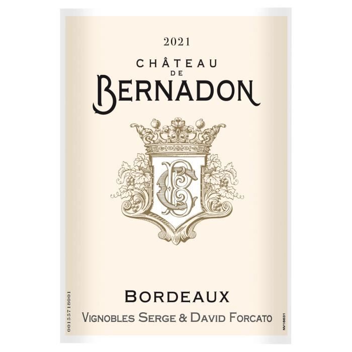 Image secondaire de Château De Bernandon 2021 - Vin Rouge Bordeaux AOC