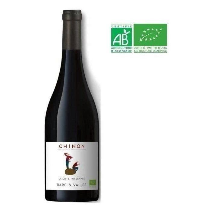 La c�te infernale  Chinon - Vin rouge de Loire Bio 2022