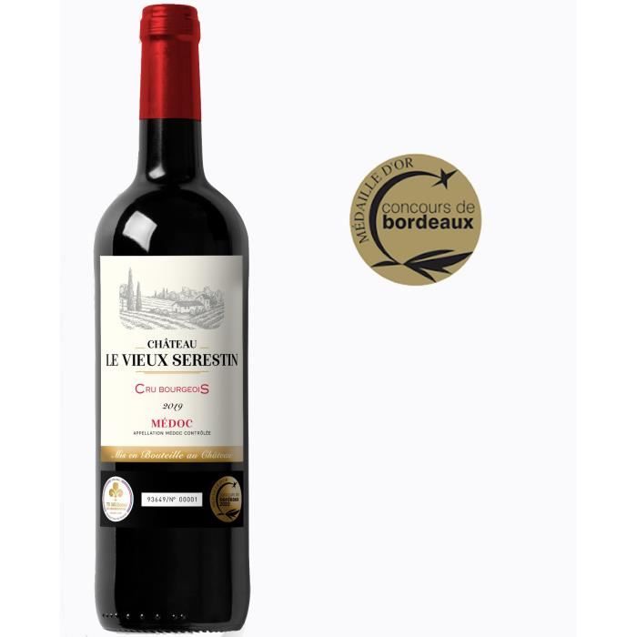 Château Le Vieux Serestin 2019 Médoc Cru Bourgeois - Vin rouge de Bordeaux