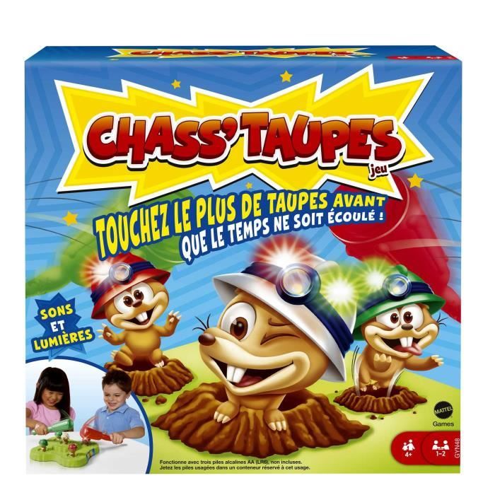 CHASS'TAUPES Gioco da tavolo per bambini - 1 o 2 giocatori - dai 4 anni in su
