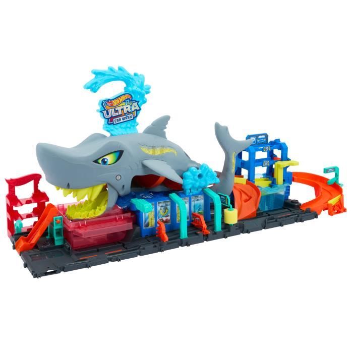 Hot Wheels City Shark Car Wash Color Reveal HTN82