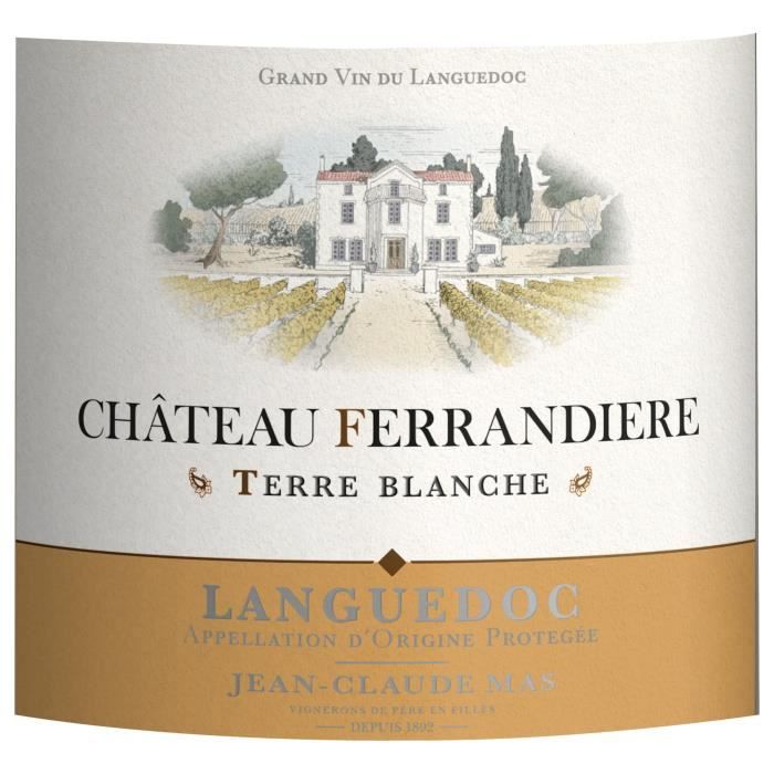 Image secondaire de Château Ferrandiere Terre Blanche 2022 Languedoc - Vin blanc de Languedoc
