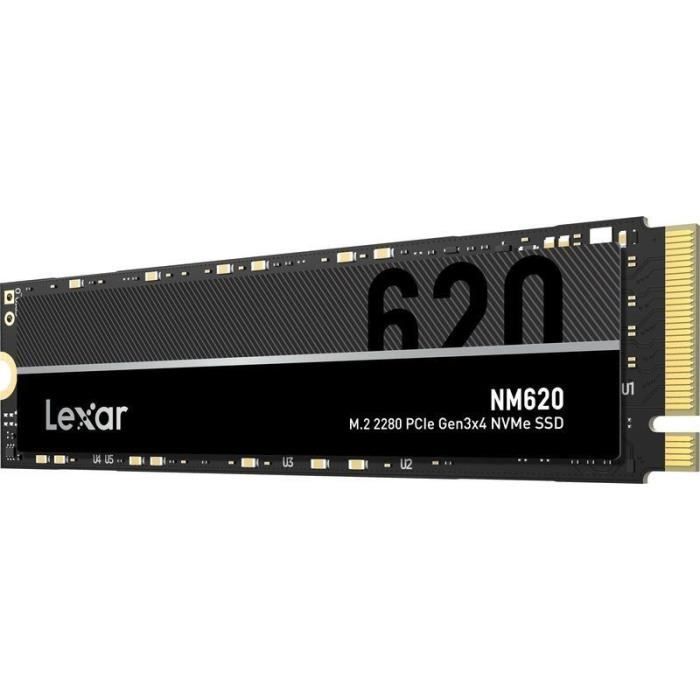 Disque SSD Interne - LEXAR - NM620 - 256Go - NVMe -  (LNM620X256GRNNNG)