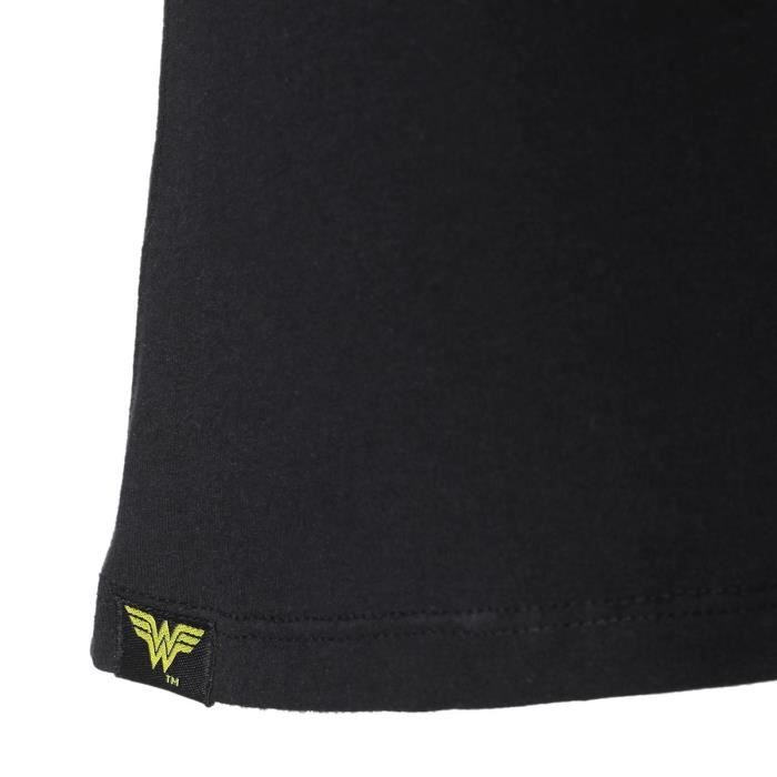 WONDER WOMAN T-shirt Noir Femme