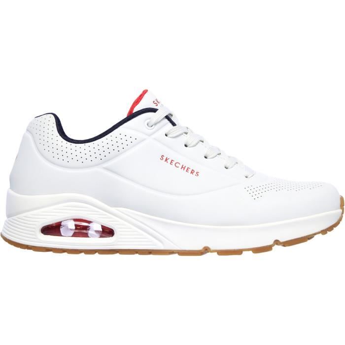 SKECHERS Baskets Uno Stand On Air Blanc Homme