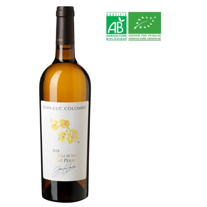 Jean Luc Colombo La Belle de Mai 2018 Saint-Peray - Vin blanc de la Vallée du Rhône - Bio
