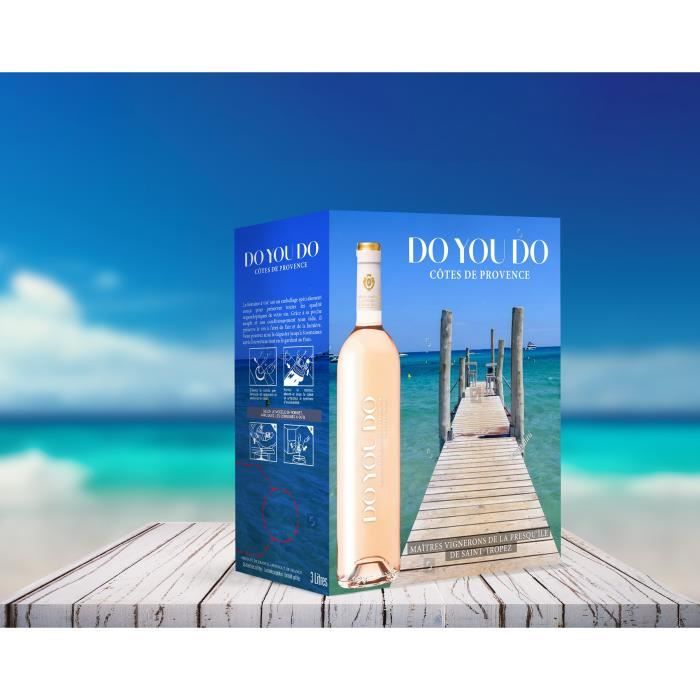 Image secondaire de Bag in Box Do You Do Côtes de Provence - Vin rosé de Provence - BIB 3L