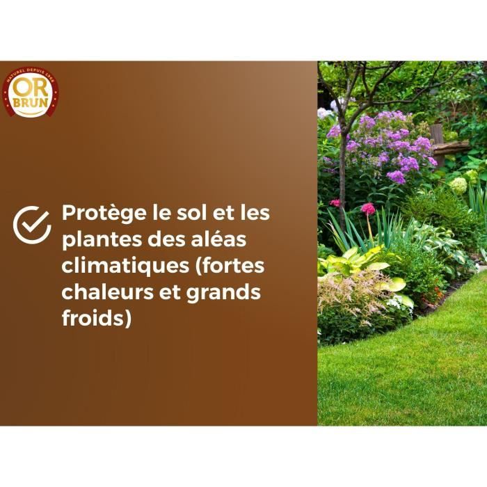 Image secondaire de OR BRUN - OBRPECO50 - Ecorces De Pin - Protege Le Sol - Limite Les Mauvaises Herbes - Conserve L'Humidité