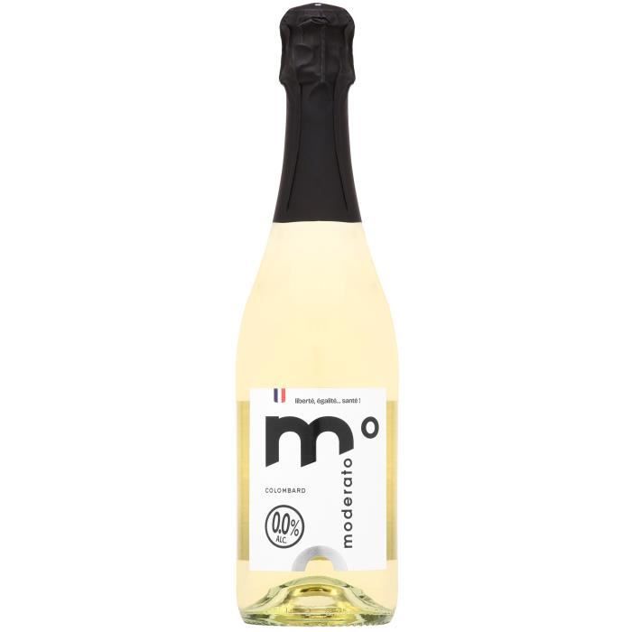 Moderato p�tillant sans alcool 0,0% - Colombard - 75cl