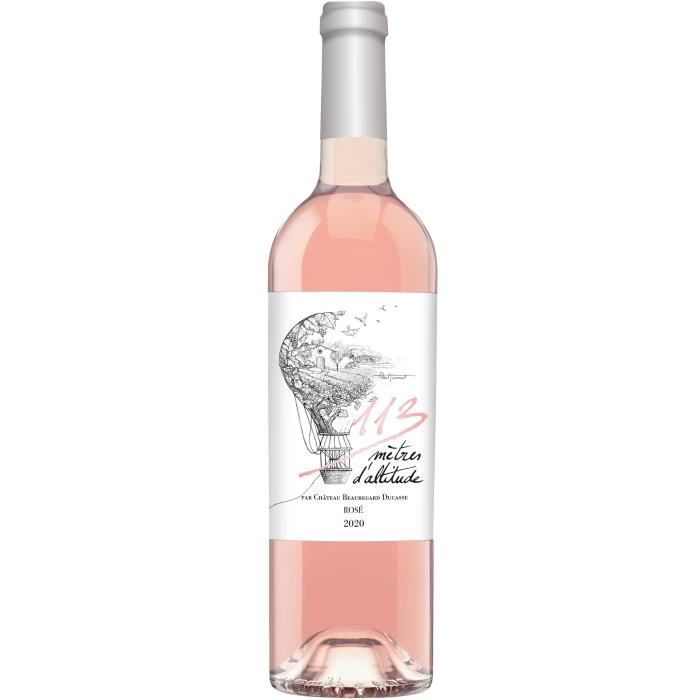 113 metres d'altitude 2020 IGP Atlantique - Vin rosé de Bordeaux