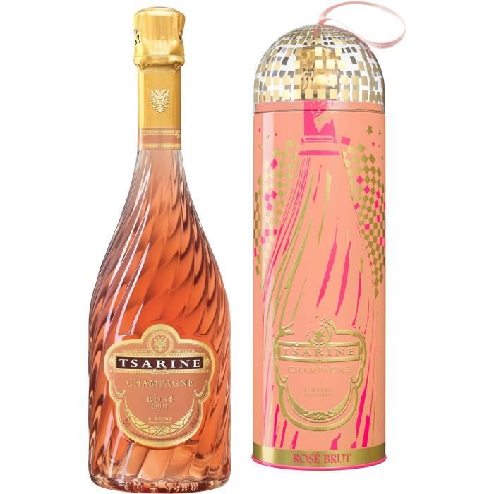 Champagne Tsarine Rosé Brut avec étui Boîte Métal Tsar'in