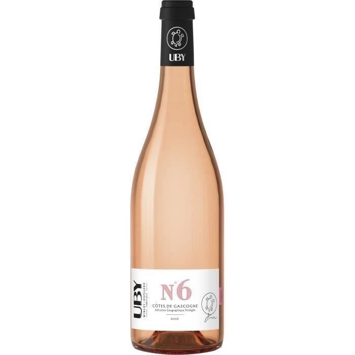 UBY N�6 C�tes de Gascogne Ros� - Vin ros�-2024