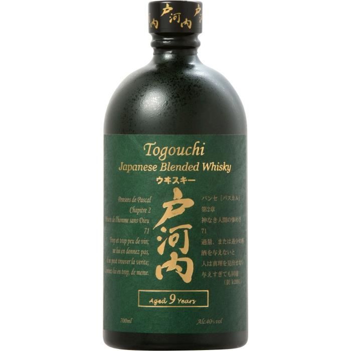 Image secondaire de Whisky Togouchi 9 ans - Blended whisky - Japon - 40%vol - 70cl sous étui