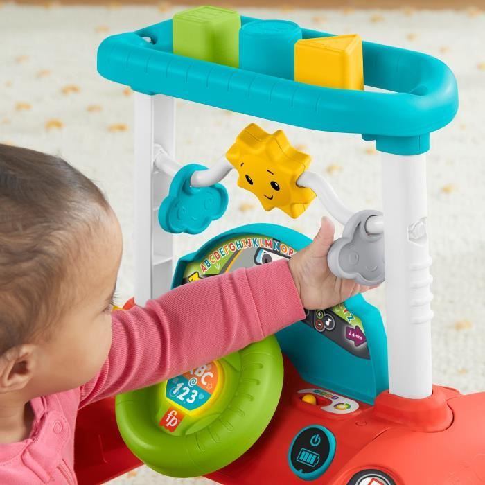 Fisher-Price - Trotteur D'Activites Evolutif - jouet d'éveil 1er age - 6 mois et +
