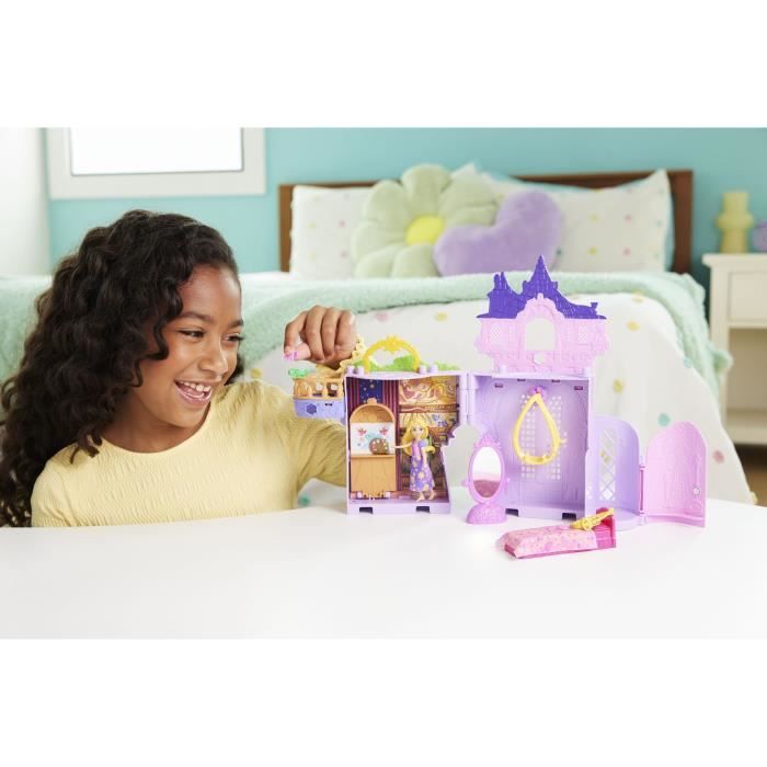 Image secondaire de Disney - La Tour de Raiponce - Histoires à Empiler - Coffret avec poupée - Disney Princess - JDP61