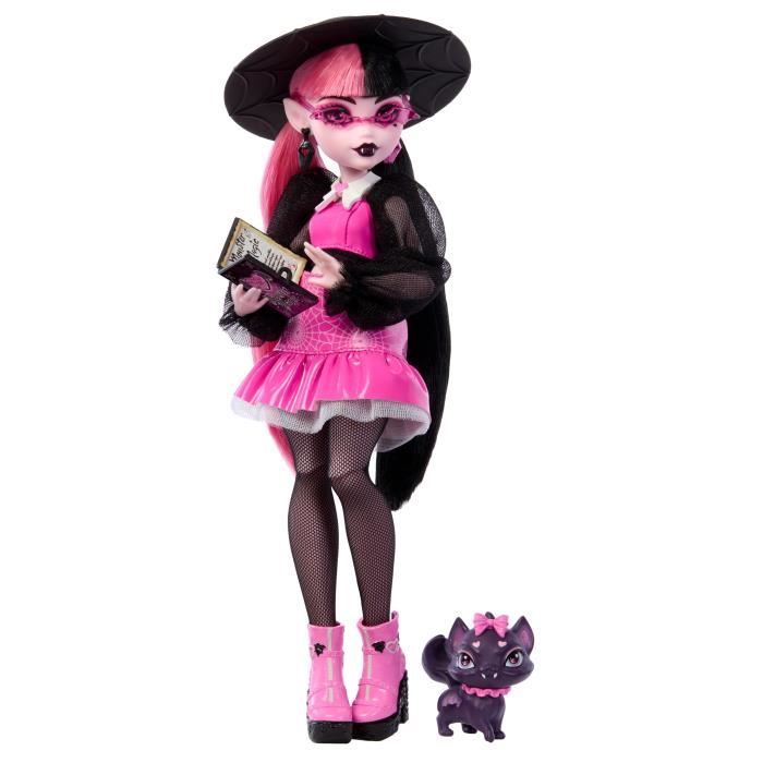 Monster High Draculaura bambola con animale domestico e accessori HRP64