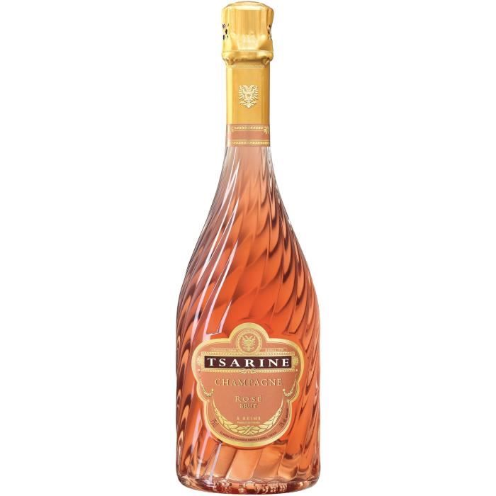 Champagne Tsarine Rosé avec étui Poupée Russe