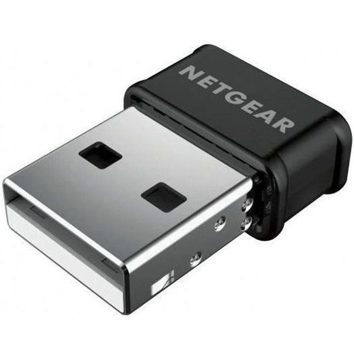 NETGEAR A6150-100PES Clé Wifi Puissante, Adaptateur Nano Wifi AC1200 Mbps