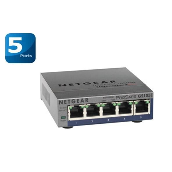 NETGEAR Switch configurable ProSAFE Plus GS105Ev2