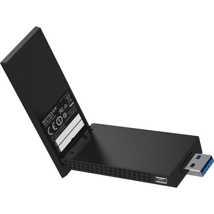 NETGEAR Adaptateur USB 3.0 Wifi AC1200. Vitesse 300/867 Mbps Modele: A6210