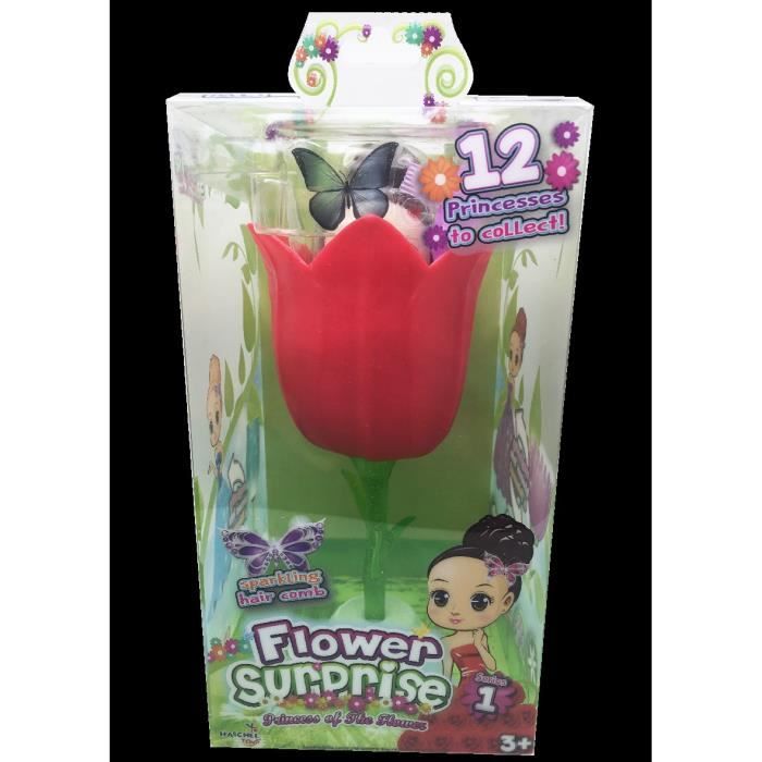 FLOWER SURPRISE - Poupée parfumée 14 cm - Petunia
