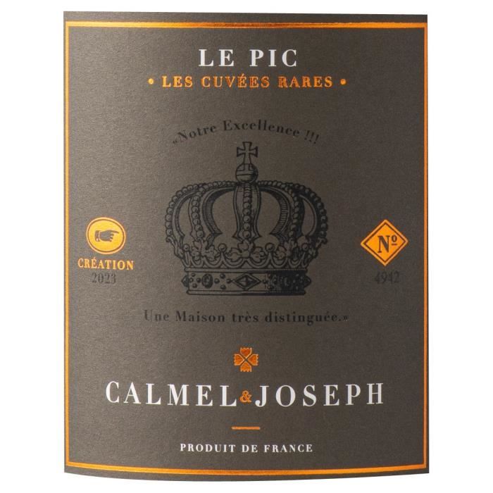 Image secondaire de Calmel & Joseph Les Cuvées Rares Le Pic 2024 - Vin Rouge de Languedoc