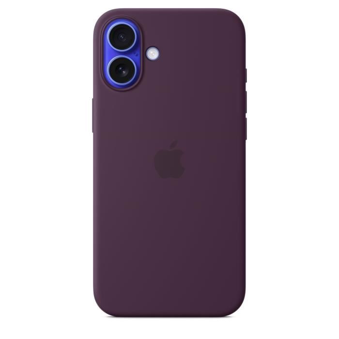 APPLE iPhone 16 Plus - Custodia in silicone con MagSafe - Prugna