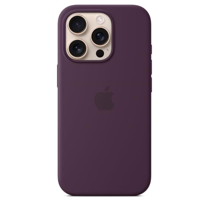 APPLE iPhone 16 Pro - Silicone Case with MagSafe - Plum