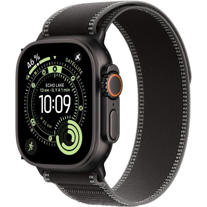 Apple Watch Ultra 3 GPS + Cellular - 49 mm - Caja de titanio negro - Correa Trail Loop negra/carb�n - M/L
