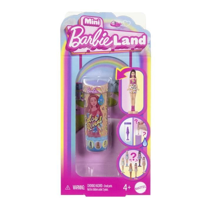 BARBIE Poupée Mini-BarbieLand Color Reveal-Poupée de 3,8 cm - Barbie - JCR08