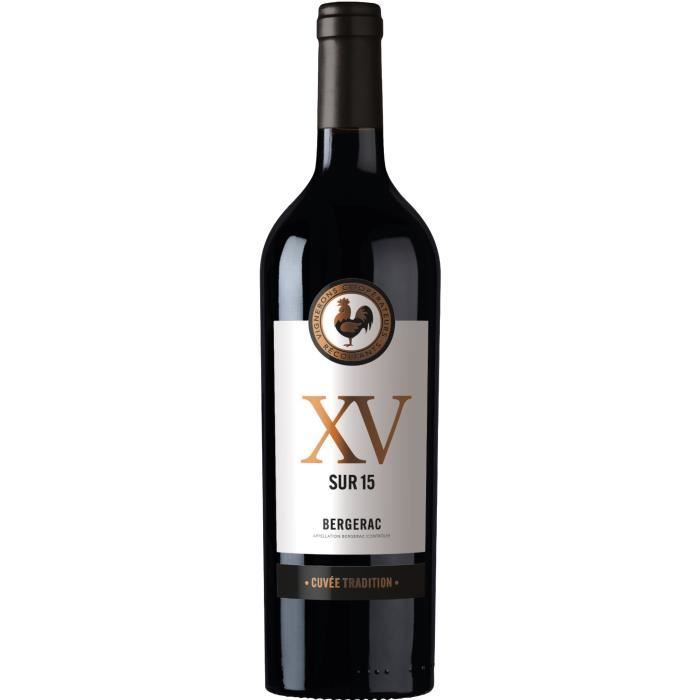 Xv Sur 15 Cuv�e Tradition 2022 AOP Bergerac - Vin rouge du Sud Ouest