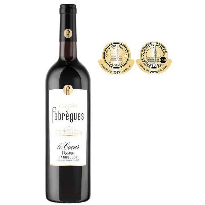 Domaine de Fabregues Le Coeur - AOP Languedoc- Vin rouge 2022