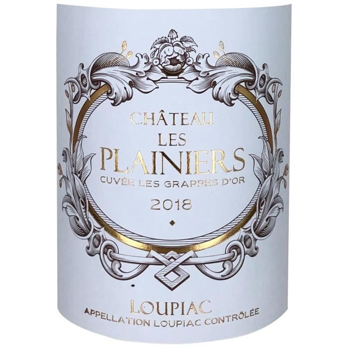 Château Les Plainiers Cuvée Les Grappes d'Or 2019 Loupiac - Vin blanc de Bordeaux