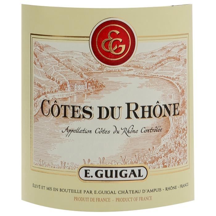 E. Guigal 2019 Côtes-du-Rhône - Vin rouge de la Vallée du Rhône