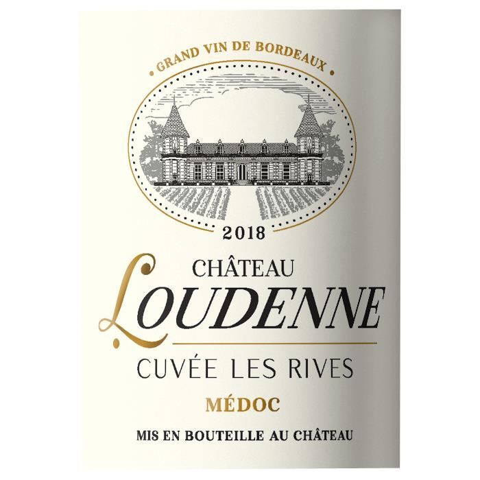 Château Loudenne Cuvée Les Rives 2018 Médoc - Vin rouge de Bordeaux