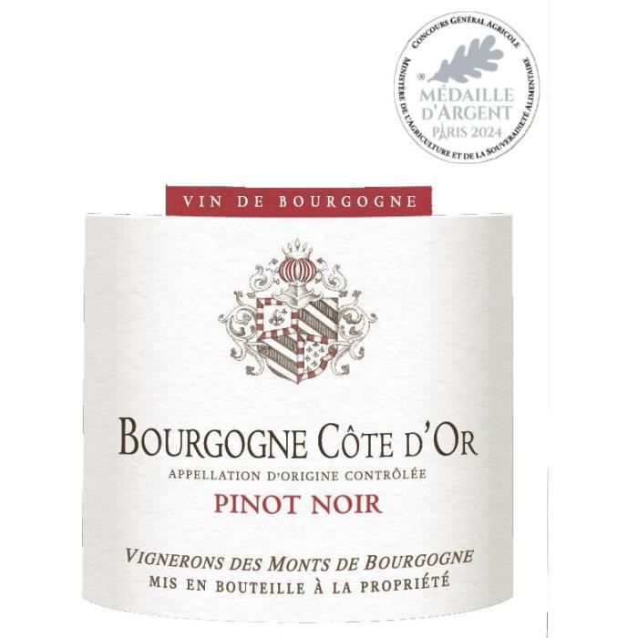 Image secondaire de Vignerons des Monts de Bourgogne 2022 - Vin Rouge Pinot Noir