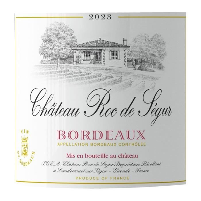 Image secondaire de Château Roc de Ségur 2023 Bordeaux - Vin rouge de Bordeaux
