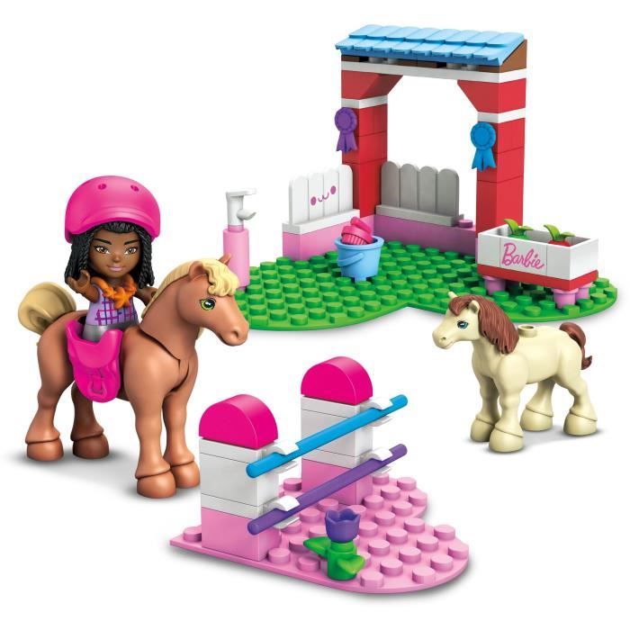 Mega Construx - Barbie - Saut Equestre - Jouet De Construction