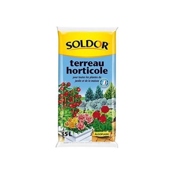Image secondaire de Terreau Horticole SOLDOR 35 Litres pour Jardinage