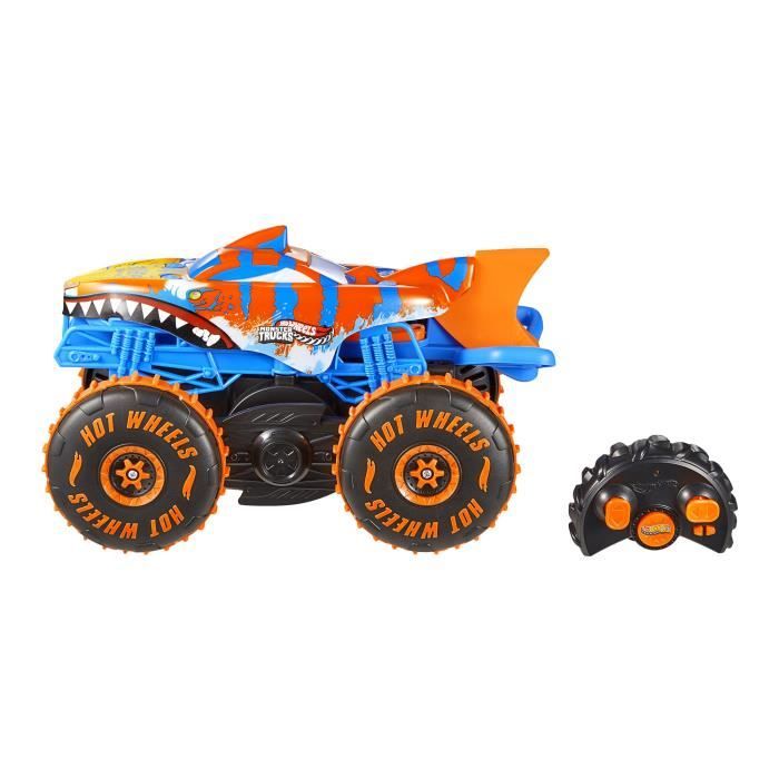 Image secondaire de Hot Wheels - Monster Trucks - Véhicule Tiger Shark Escaladeur-a piles - Hot Wheels - JFR39