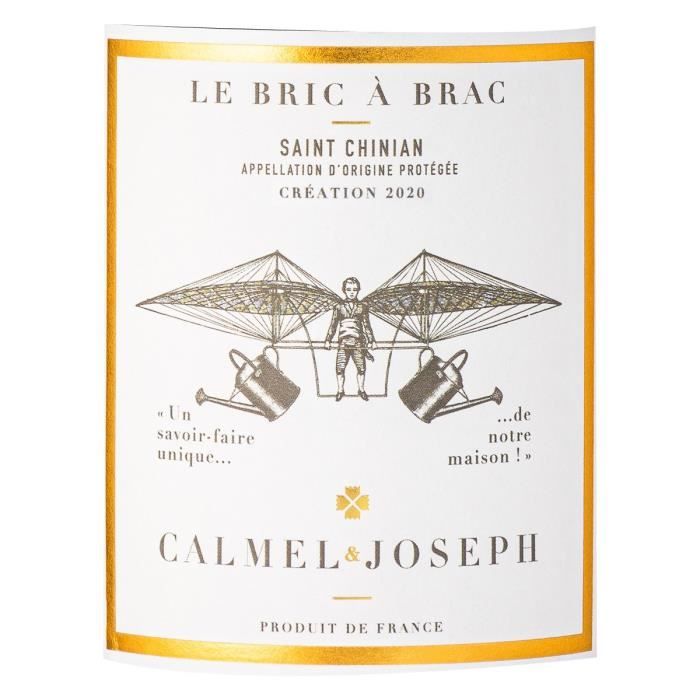 Image secondaire de Calmel & Joseph Les Terroirs Le Bric a Brac 2020 Saint Chinian - Vin rouge de Languedoc - Bio