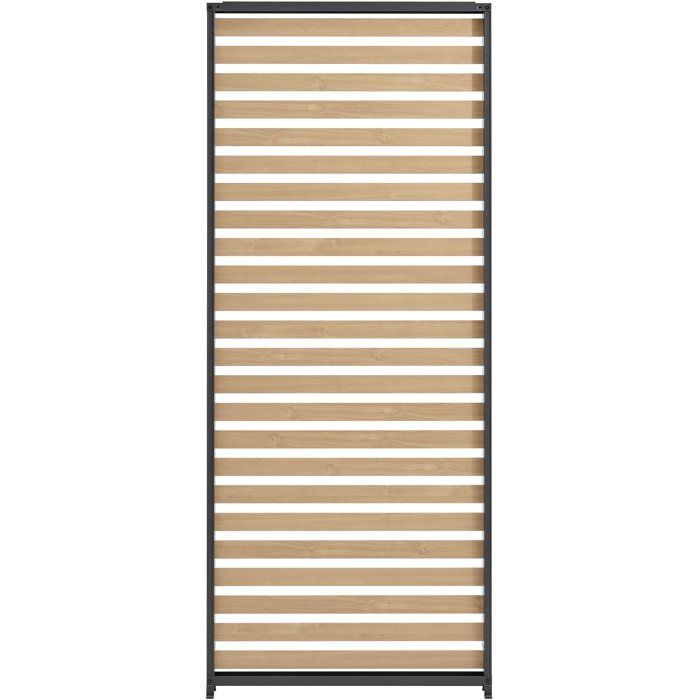 Persienne en Aluminium GAYA pour Pergola - Gris Naturel 229 x 93 cm