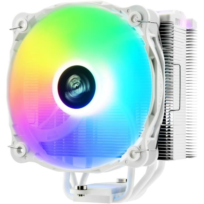 ENERMAX ETS-F40 Refroidisseur a air RGB Adressable pour processeur - Blanc